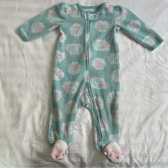Just One You by Carter’s Fleece Pajamas, Set of 2, Size 6 Months - Picture 2 of 8